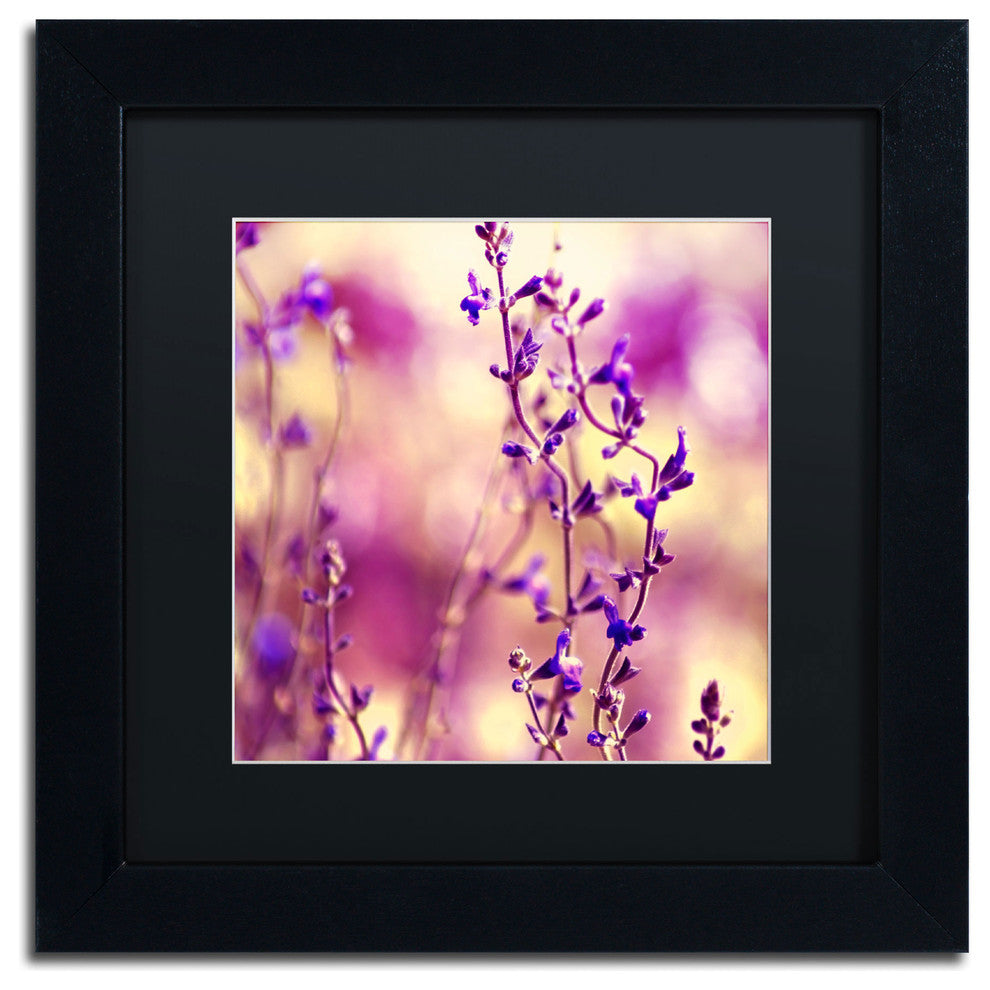 'Summer Melodies' Matted Framed Canvas Art by Beata Czyzowska Young