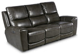 Laurel Power Reclining Sofa, Gray