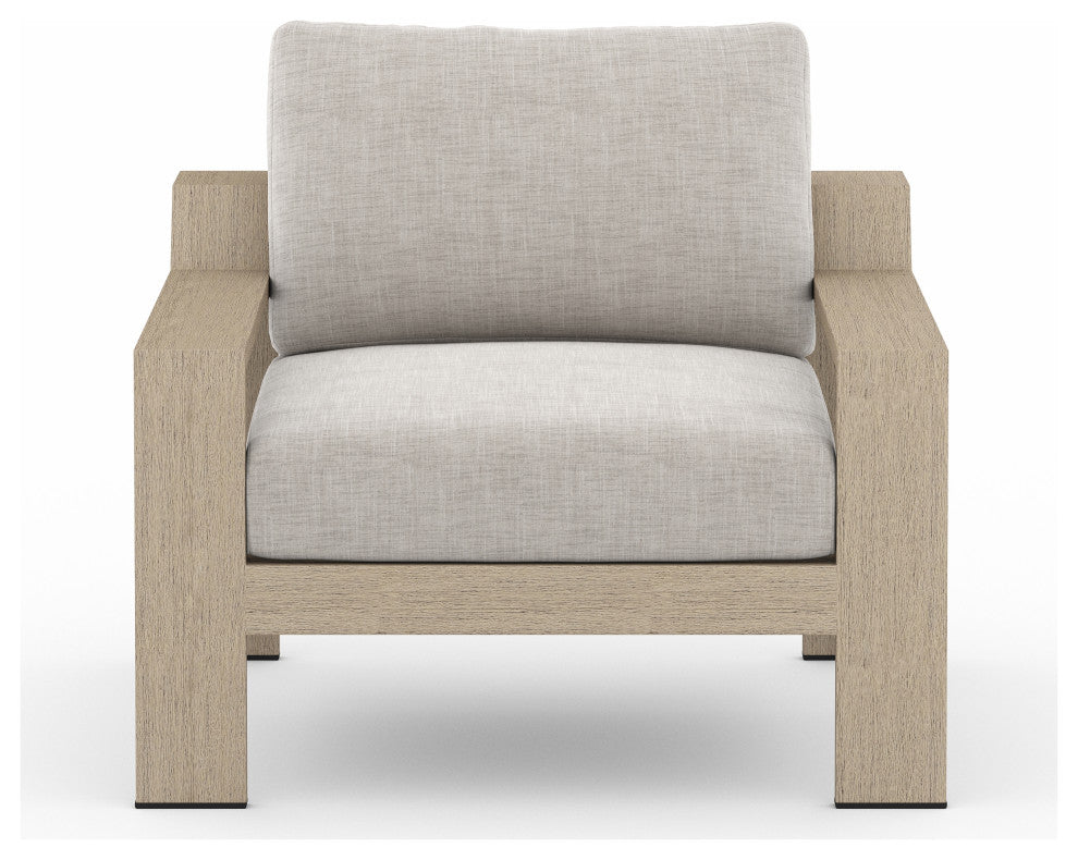 Monterey Outdoor Chair-Brown/Stone Grey