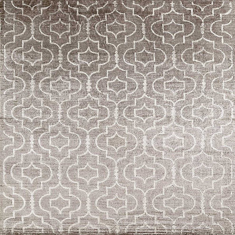 Ahgly Company Indoor Square Mid-Century Modern Area Rugs, 5' Square