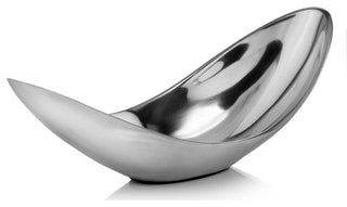 13" Aluminum Modern Twisted Centerpiece Bowl