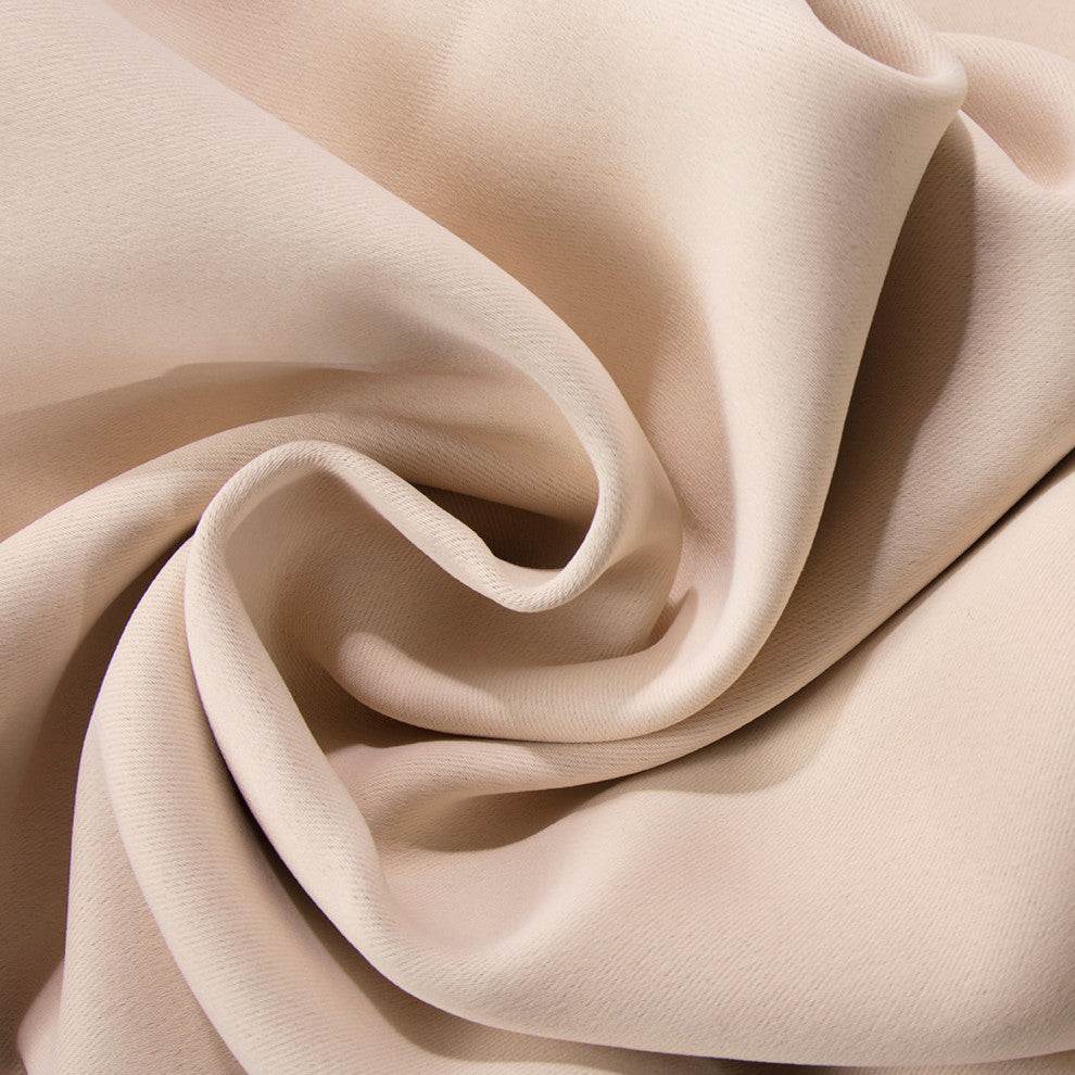 Bellini Peach Blackout Room Darkening Fabric Sample, 4Wx4L