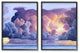Nautical Horizon Sunset Sky Purple Blue Clouds,24 x 30