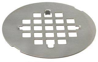 Two Post Style Large Kitchen Basket Strainers, Satin Nickel, Satin Nickel