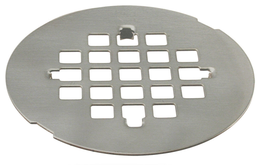 Two Post Style Large Kitchen Basket Strainers, Satin Nickel, Satin Nickel