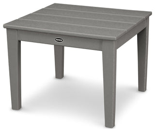 POLYWOOD Newport 22" End Table, Slate Gray
