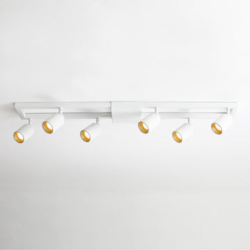 Vidalite Shura 6 Head Square Track, White