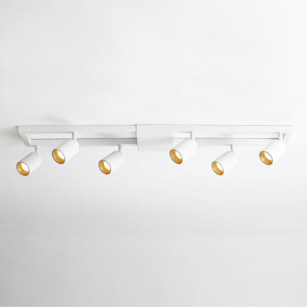 Vidalite Shura 6 Head Square Track, White