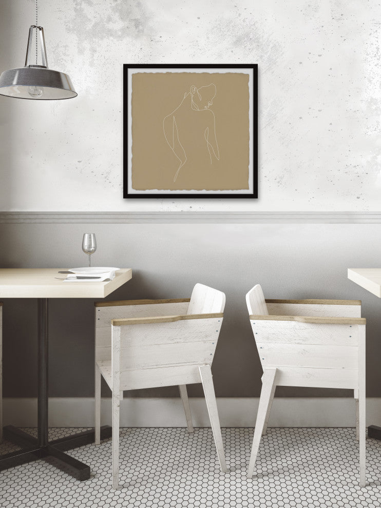 "Forget Your Past" Framed Painting Print, 12x12