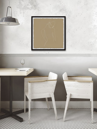 "Forget Your Past" Framed Painting Print, 12x12