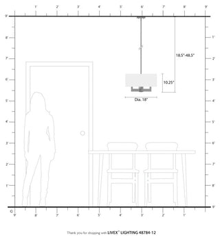 Cresthaven 4 Light Satin Brass Pendant