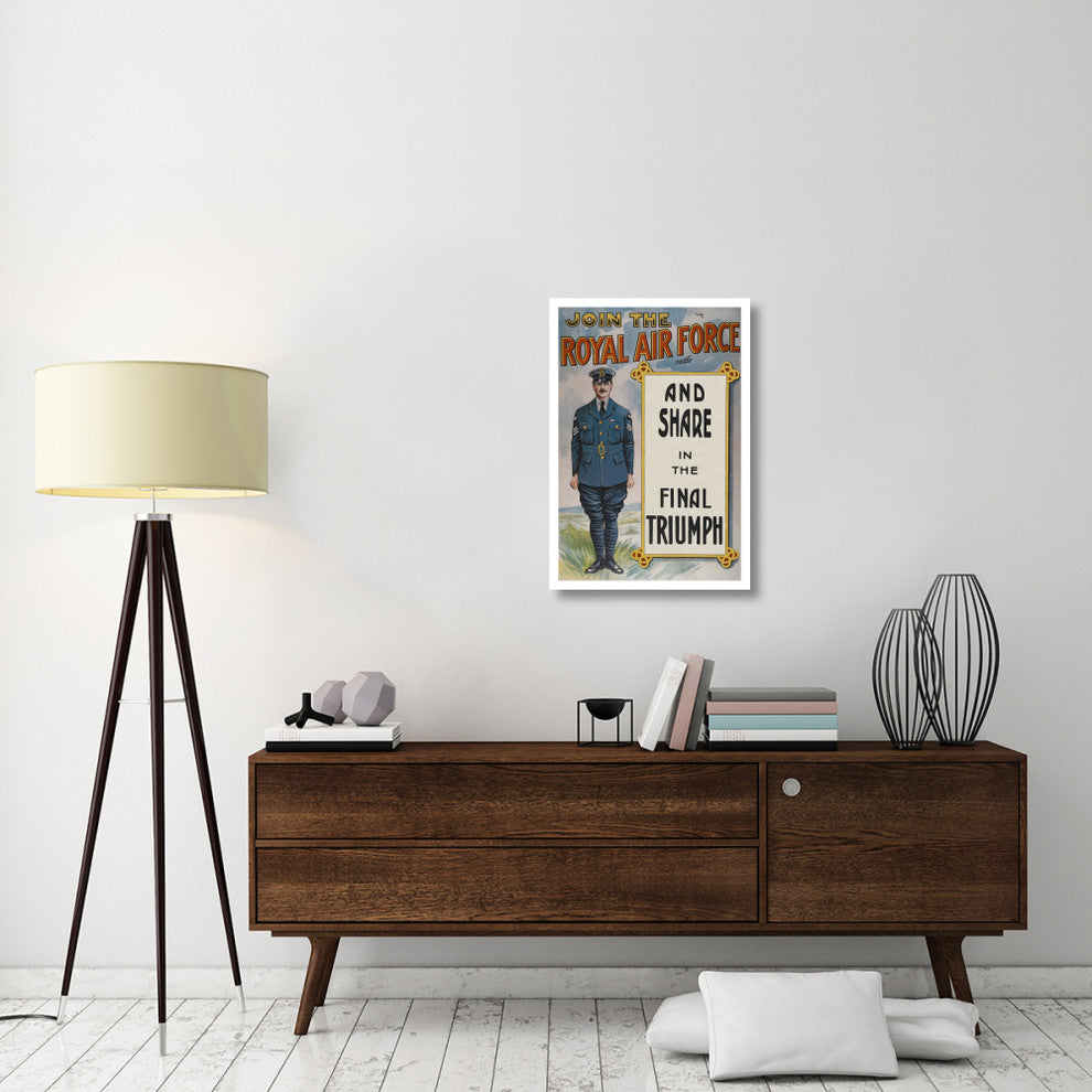 "WWI: Join the Royal Air Force" Digital Paper Print, 22"x32"