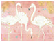 "Flamingo Fever IV" Digital Paper Print by Anne Tavoletti, 50"x38"