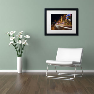 'Las Vegas Blvd.' Matted Framed Canvas Art by David Ayash