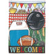 Flag Welcome Backyard Bbq 29x42