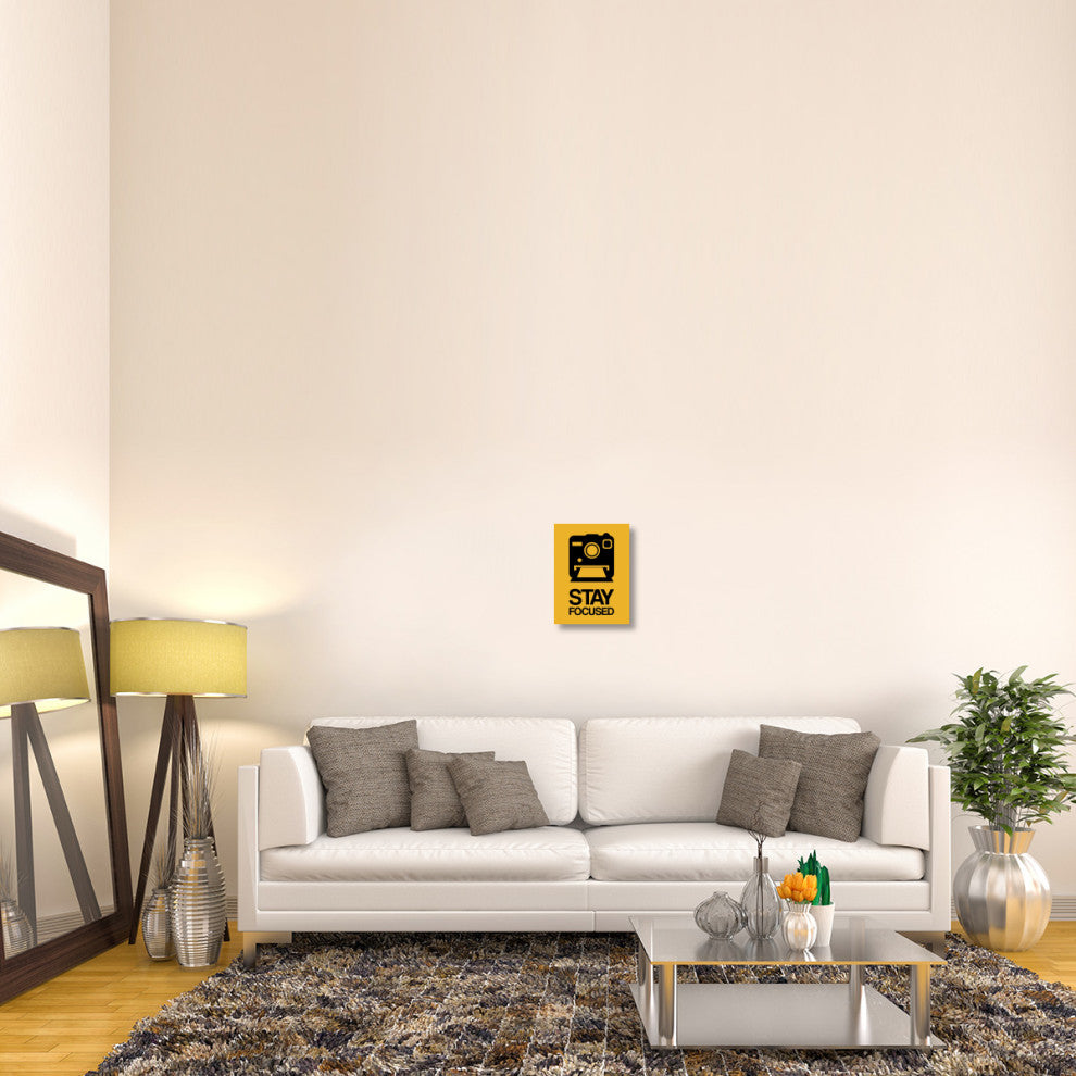 "Stay Focused Polaroid Camera Poster 2" Fine Art Print