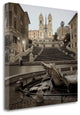 "Spanish Steps Rome - 1" By Alan Blaustein, Giclee Print on Gallery Wrap Canvas