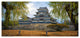 Matsumoto Castle Japan, Landscape Canvas Art Print, 60"x28"