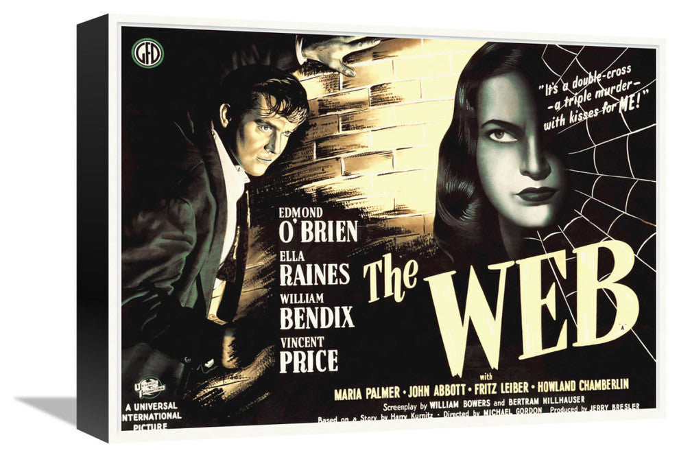 "The Web" Stretched Canvas Giclee by Hollywood Photo Archive, 16"x12"