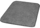Anthracite Gray Quick Drying Microfiber Super Soft Bathroom Rug, Rumba, Medium