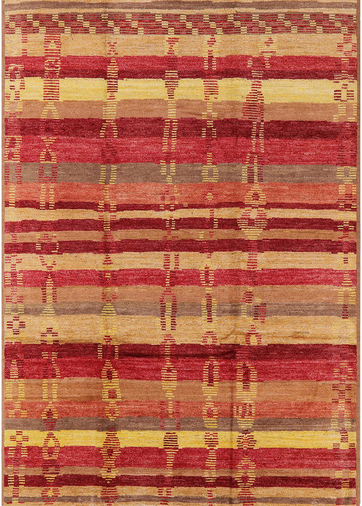Ahgly Company Indoor Rectangle Mid-Century Modern Area Rugs, 2' x 5'
