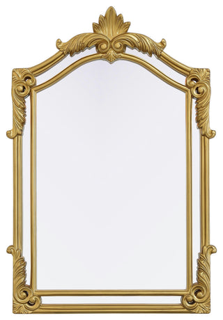 Home Living 28.5x42 Traditional Mirror, Gold Leaf