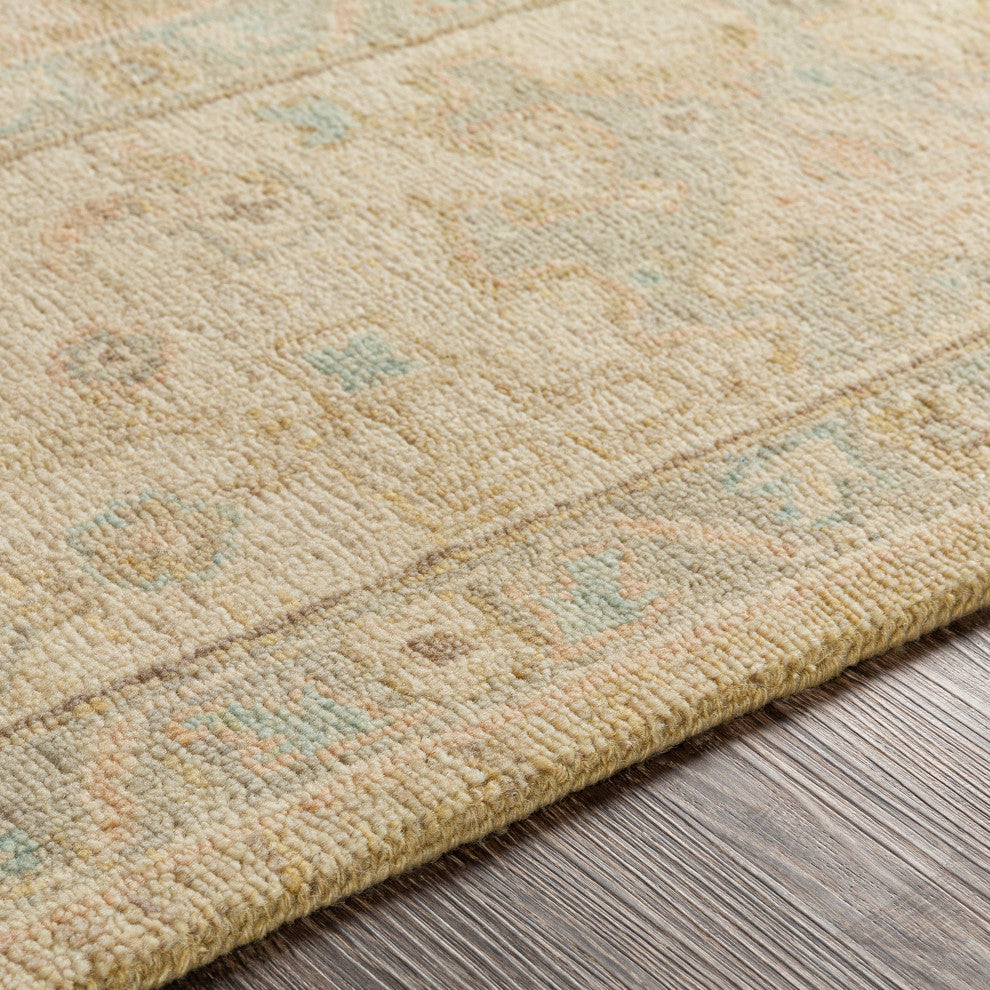 Surya Normandy NOY-8008 Traditional Area Rug, 2' x 3' Rectangle