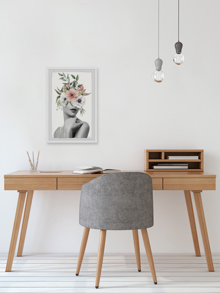 "Passionate Bloom" Framed Painting Print, 16"x24"