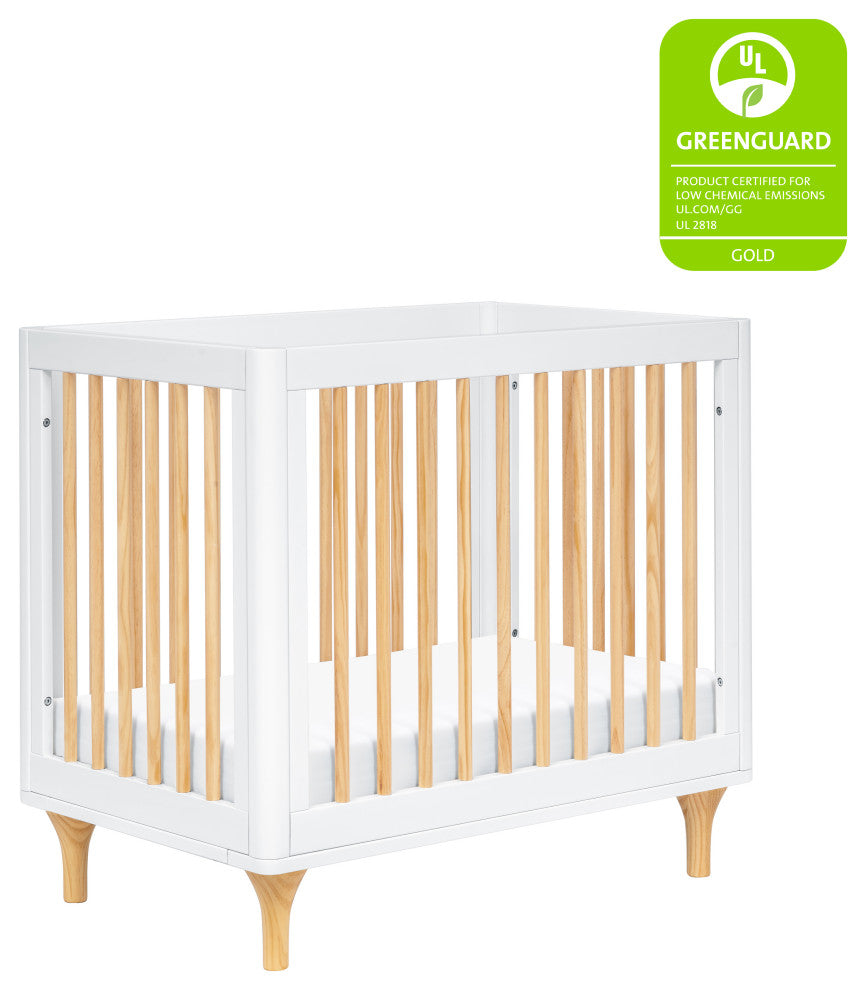 Lolly 4-in-1 Convertible Mini Crib and Twin Bed With Toddler Bed Conversion Kit