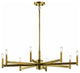 Kichler Lighting 43857NBR Erzo - 8 light Large Chandelier - with Soft Contempora