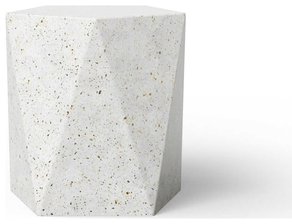 Mixx, Kelson Stool, Ivory Terrazzo