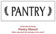 Pantry Sign Stencil, DIY Farmhouse Stencil, Large