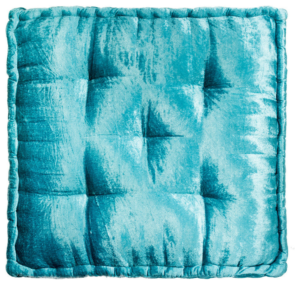 Sumatra 24"x24", Turquoise