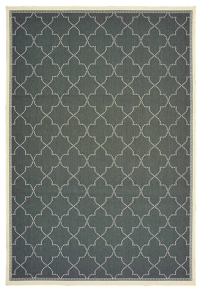 Marina 6025L, Gray/Ivory, 7'10"x7'10"