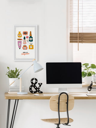 "Woman Essentials" Framed Painting Print, 12x18