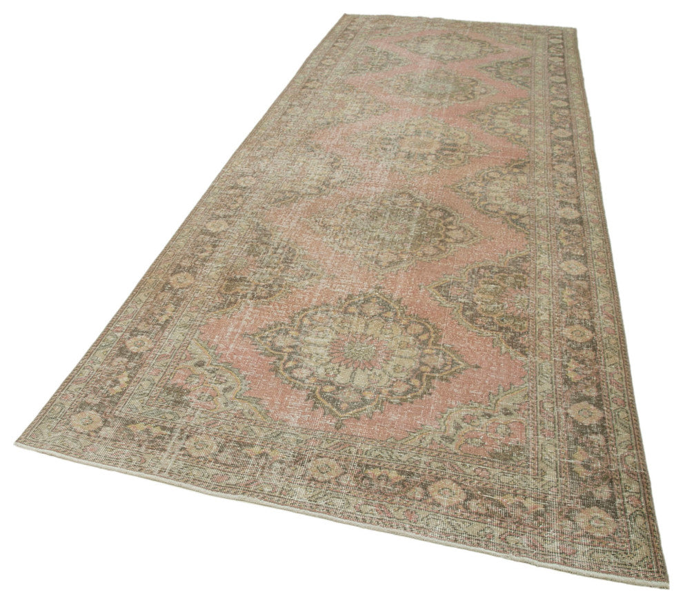 Rug N Carpet - Handmade Turkish 4' 10" x 13' 0" Unique Runner Rug