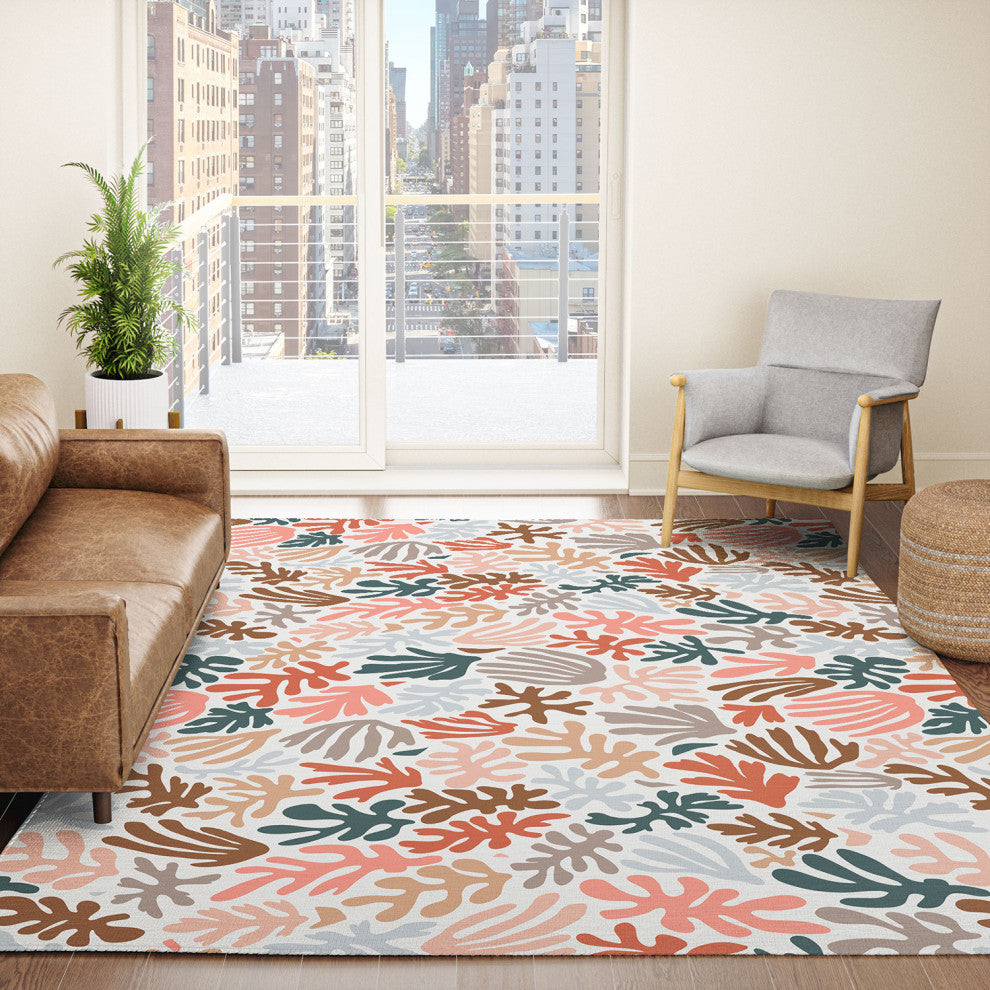 Avenie Matisse Inspired Shapes Area Rug