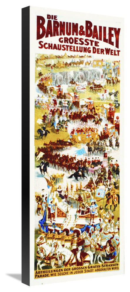 Barnum and Bailey Groesste Schaustellung, 11x30