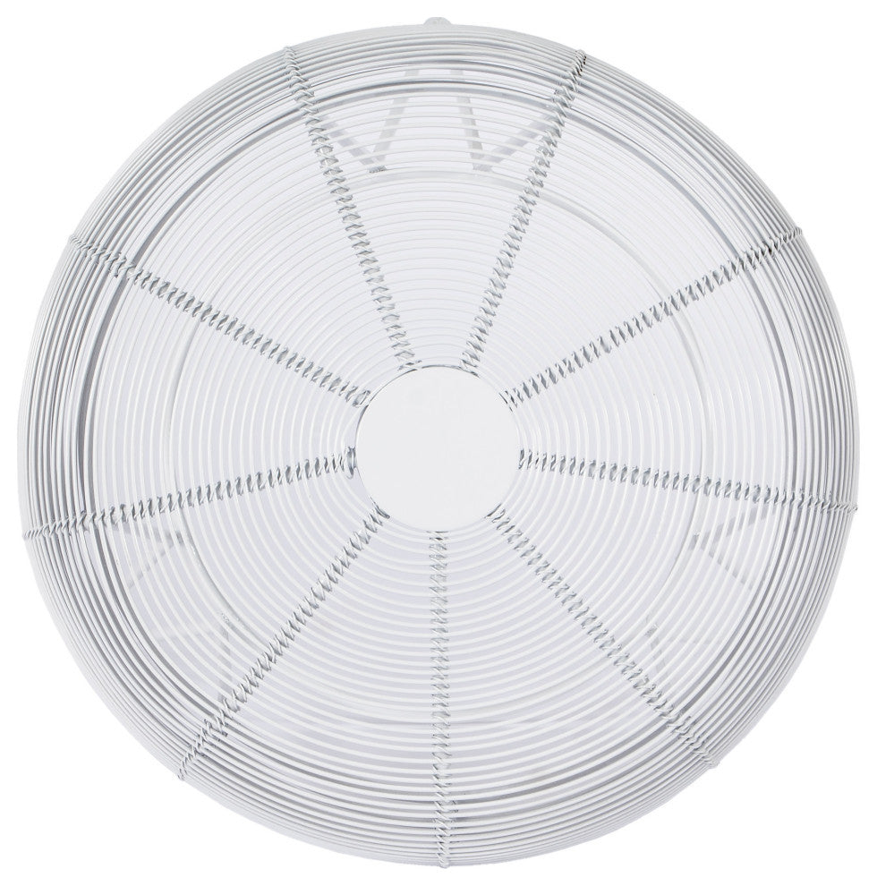 Allen Decorative Wire Accent Table, White