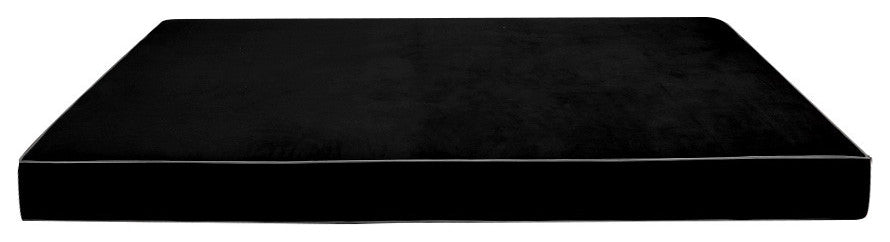 Contrast Pipe 8" Twin 75x39x8 Velvet Indoor Daybed Mattress |COVER ONLY|-AD374