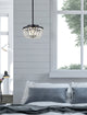 Georgina 10" Pendant, Black