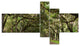 Live Oak Tunnel, Photography Canvas Art Print, 60"x32", 5 panels