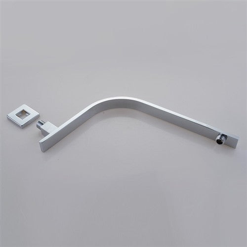 Solid Brass Construction Chrome Square Shape Wall Mounted Rising Shower Arm