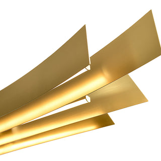 Candora Integrated LED Chandelier, Brass, 50 Inches