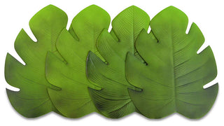 Palm Leaf Place Mats, Set of 4, 19"