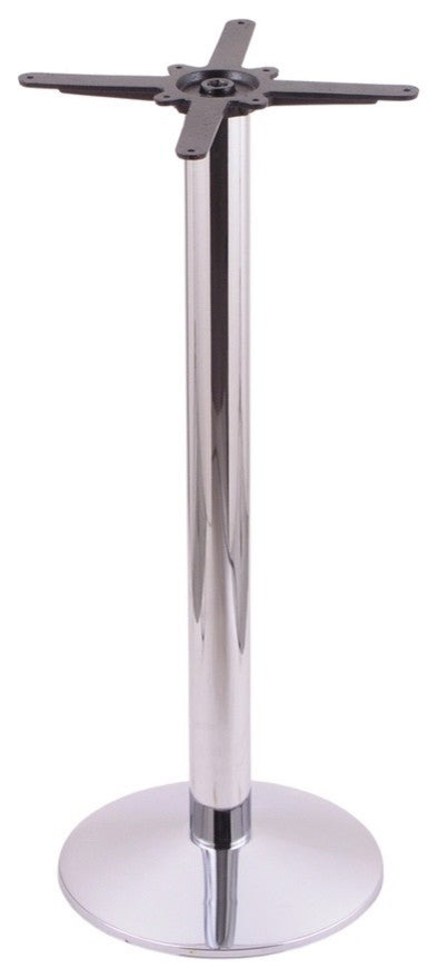 Holland Bar Stool 214 Chrome Cast Iron Bar H Base, 16'