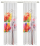 Bloomville Set of 2 Art Drapery Panels, Rodpocket