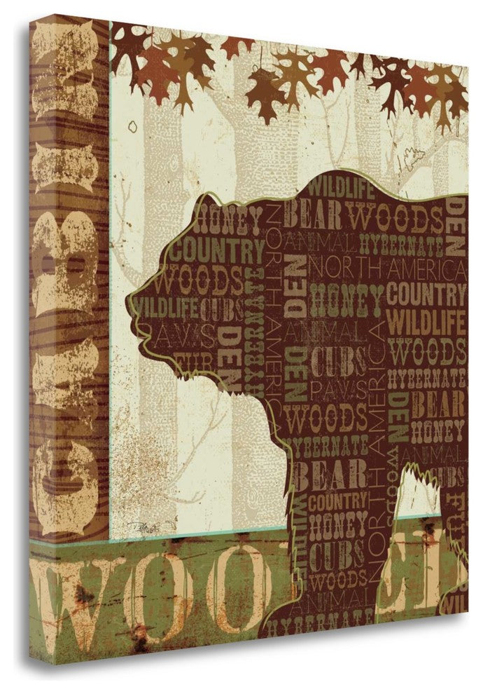 "Woodland Words II" By Pela Studio, Giclee Print on Gallery Wrap Canvas