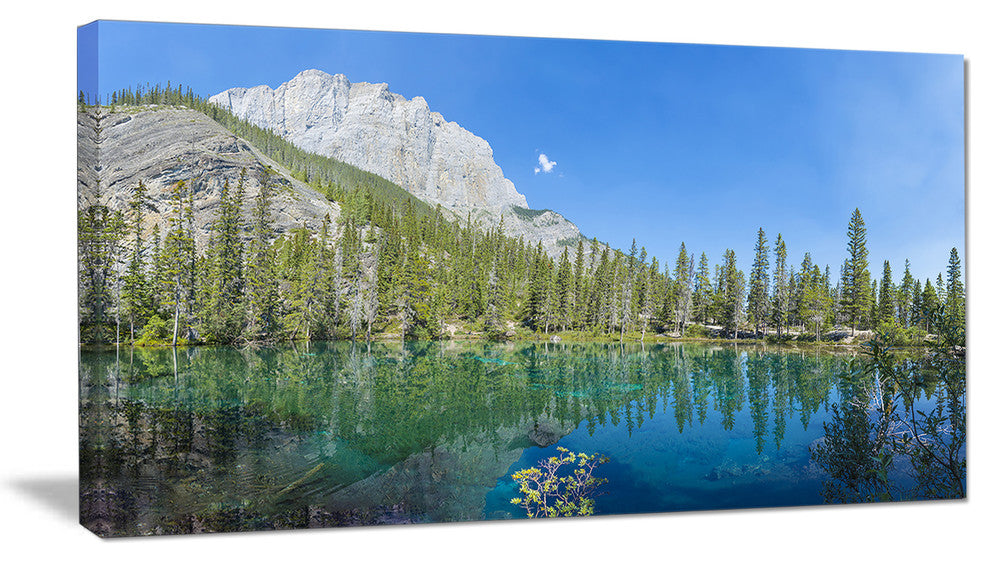 Grassi Lake Canmore Alberta Canada, Landscape Canvas Art Print, 40x20