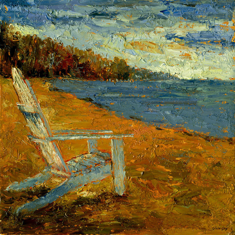 "Shoreline Memories" Painting Print on Canvas by Julie Joy